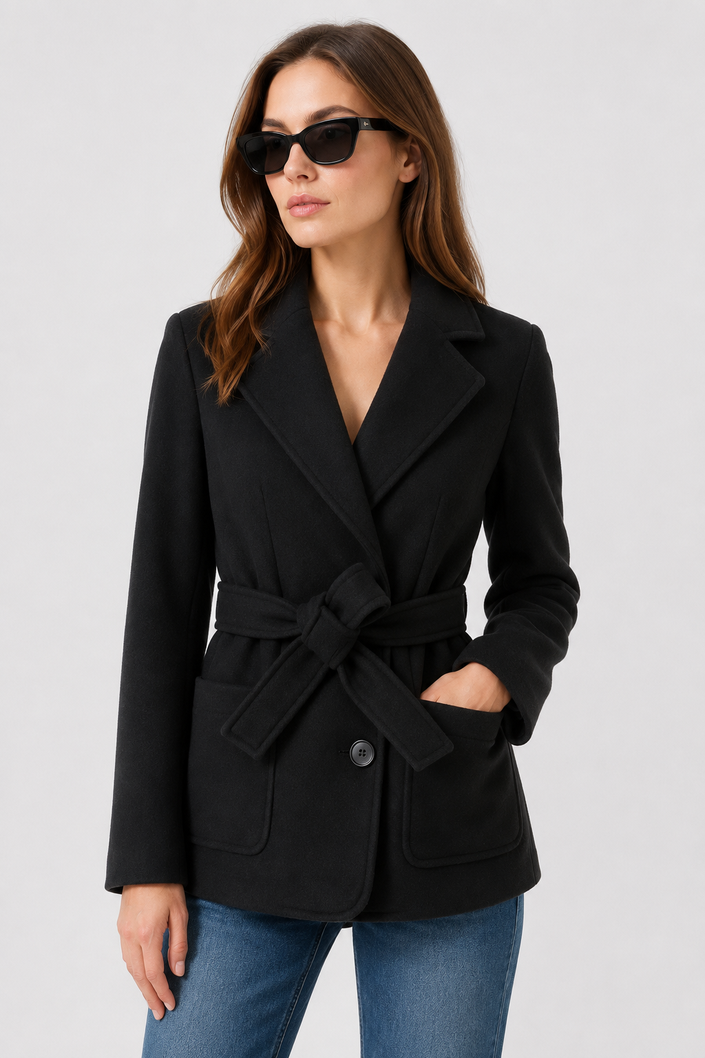 Mia Wool Trench Coat