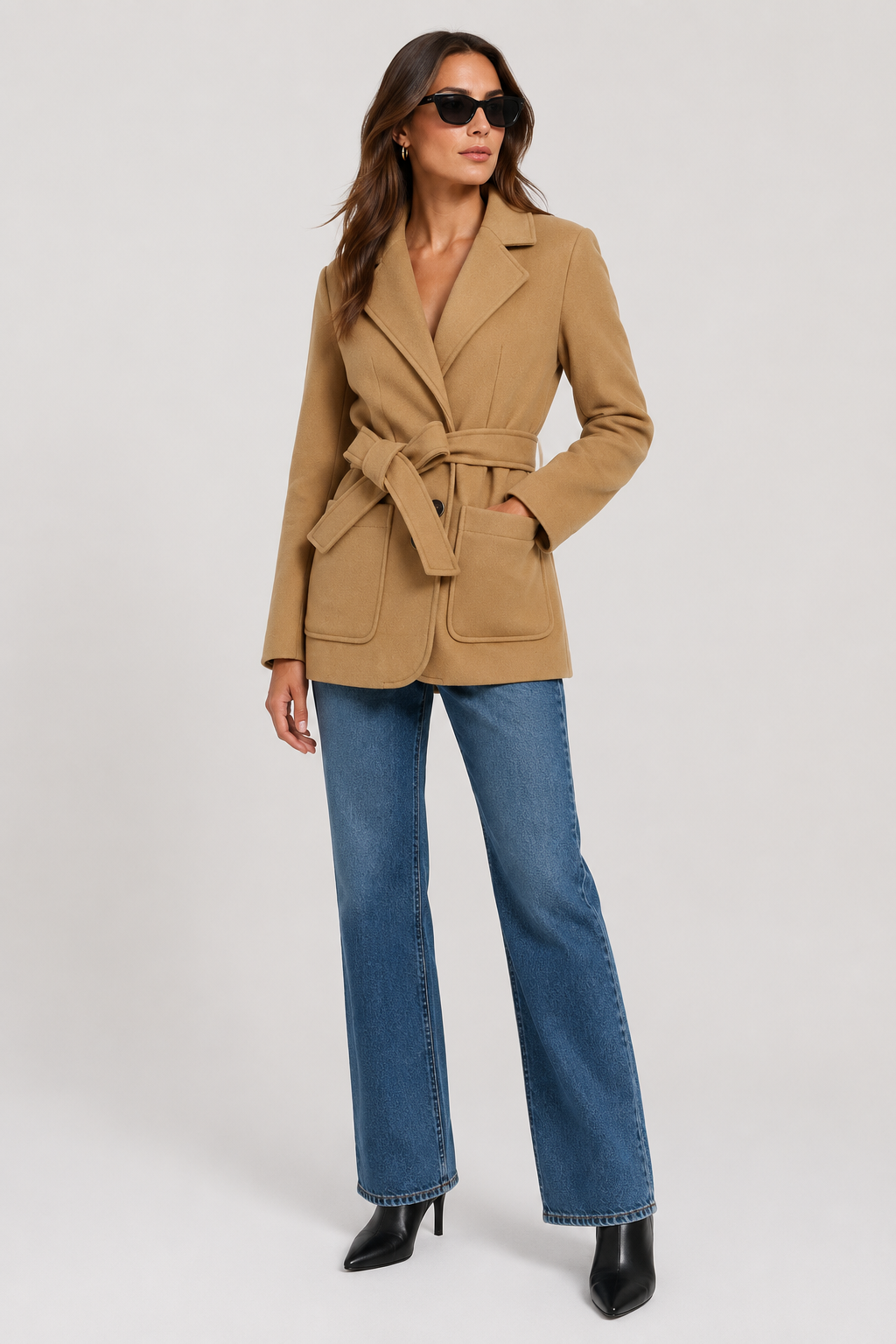 Mia Wool Trench Coat
