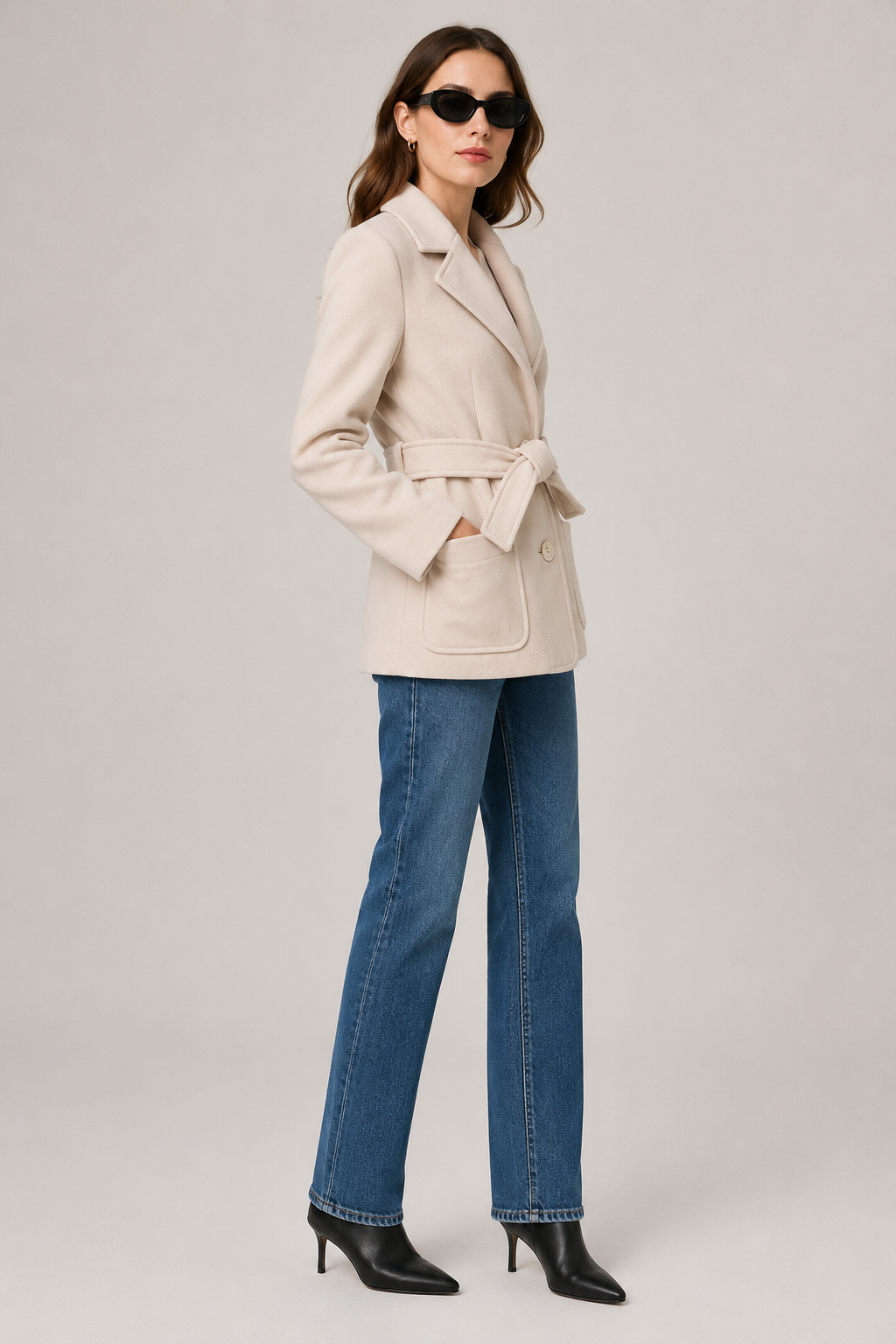 Mia Wool Trench Coat
