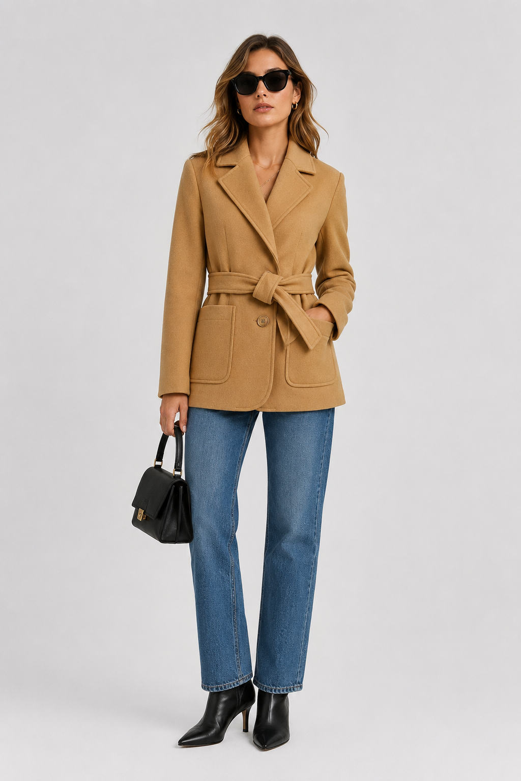 Mia Wool Trench Coat