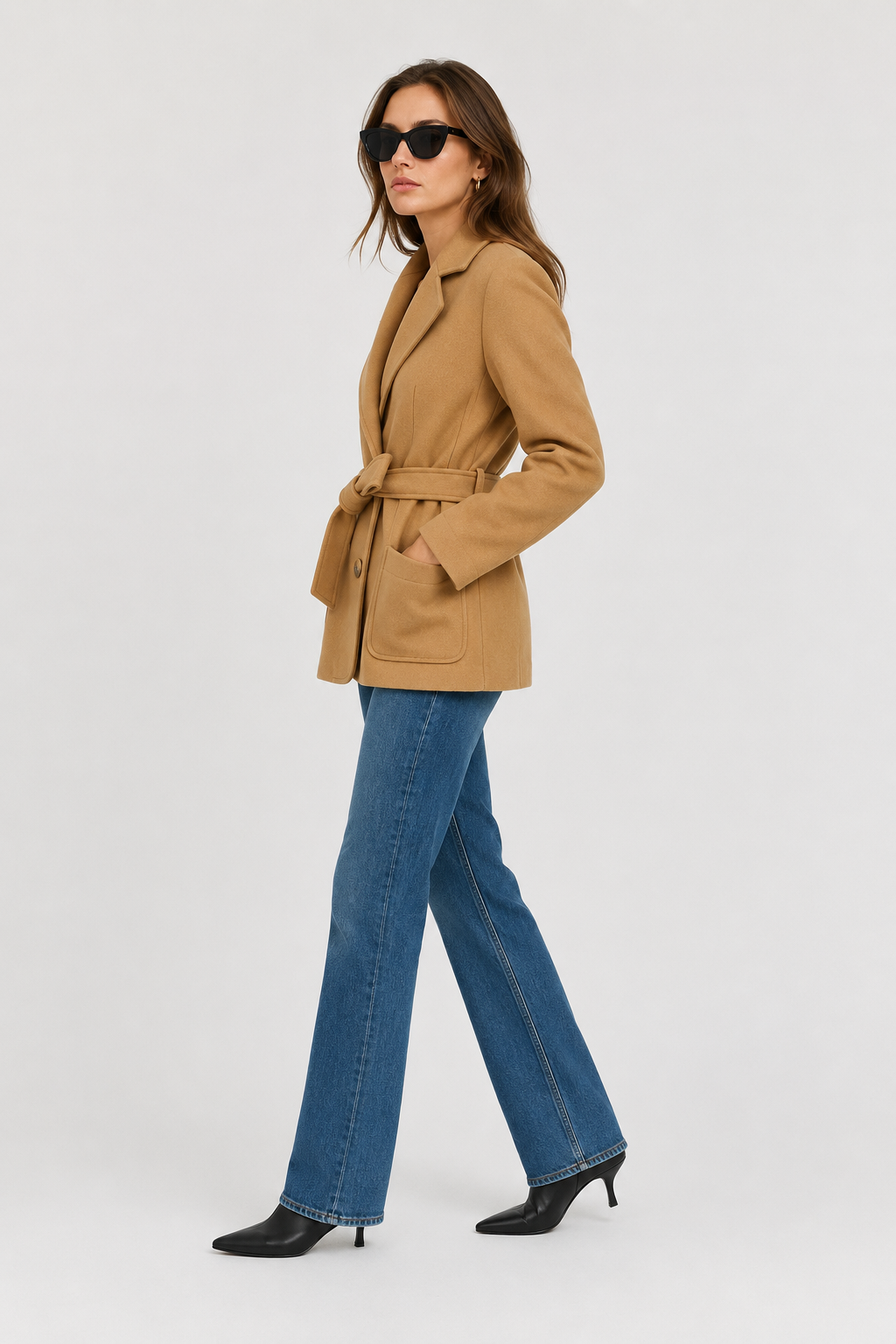 Mia Wool Trench Coat