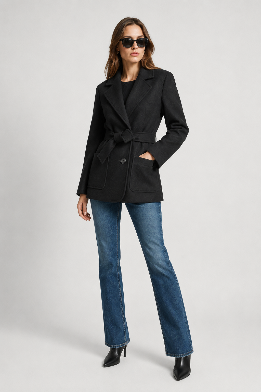 Mia Wool Trench Coat