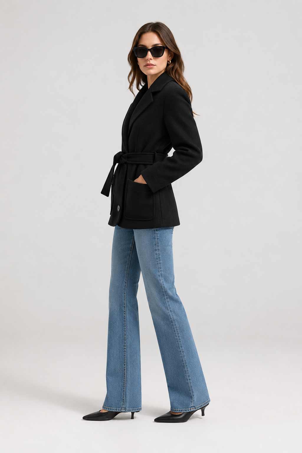 Mia Wool Trench Coat