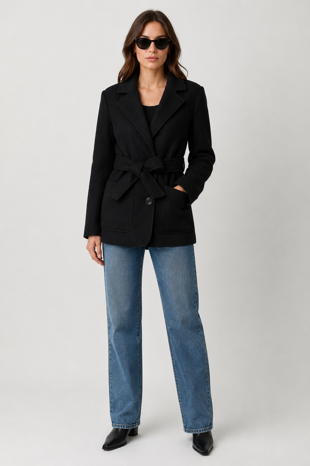 Mia Wool Trench Coat
