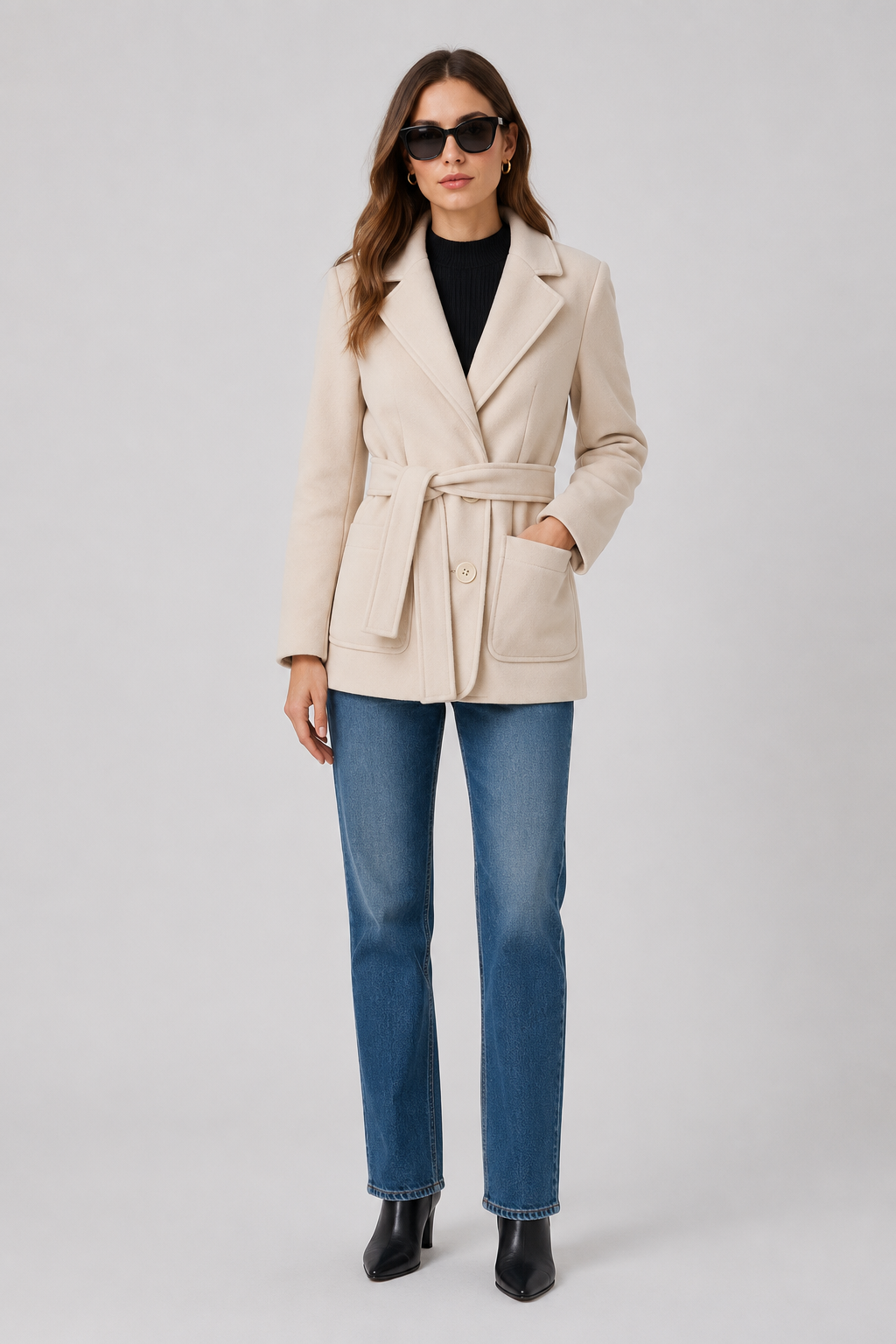 Mia Wool Trench Coat