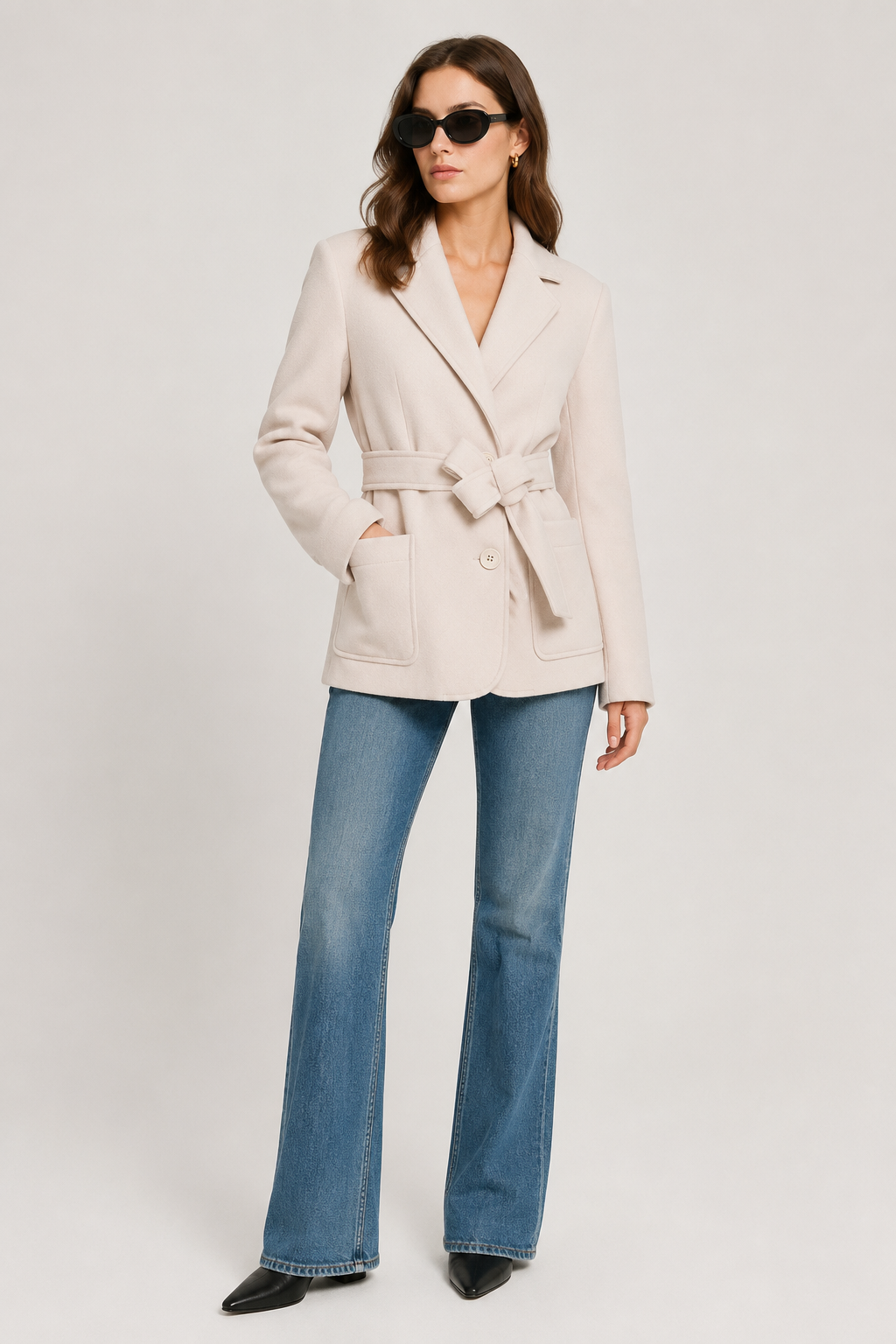 Mia Wool Trench Coat