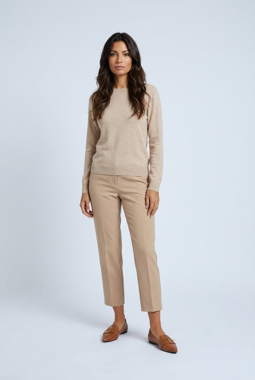 Brown mocassini bassi punta boucle full