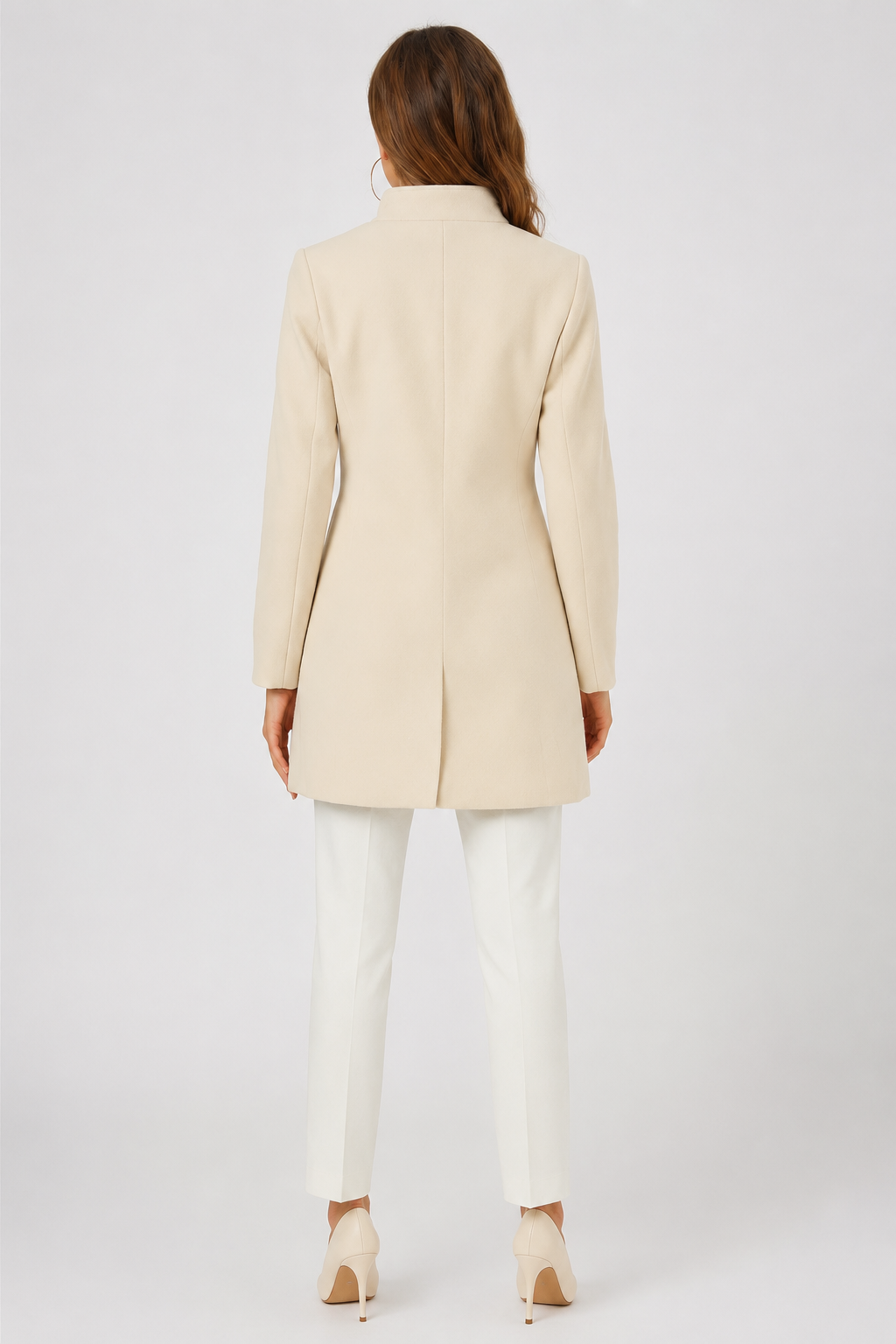 Camilla Wool Look Trench Coat