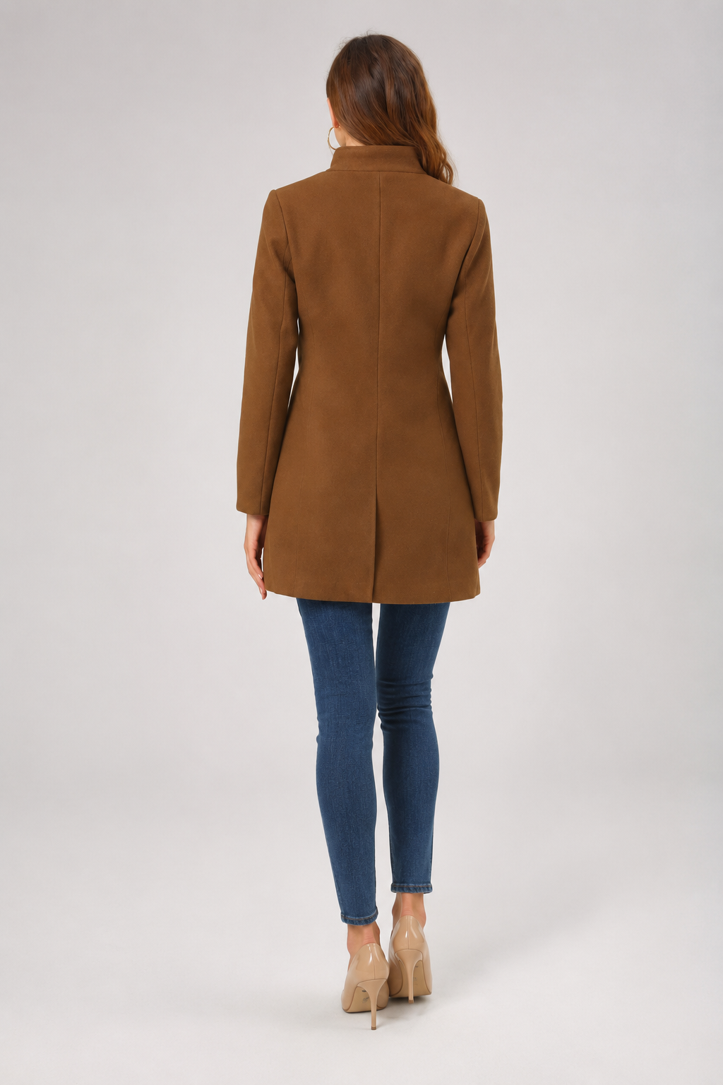 Camilla Wool Look Trench Coat